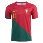 BERNARDO #10 Portugal Home Jersey World Cup 2022