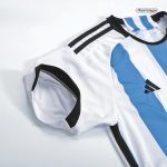 New SignMESSI #10 Argentina 3 Stars Home Soccer Champion Jersey 2022