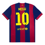 Vintage Soccer Jersey MESSI #10 Barcelona Home 2014/15