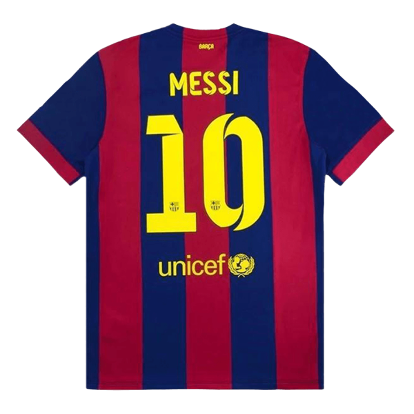 Vintage Soccer Jersey MESSI #10 Barcelona Home 2014/15