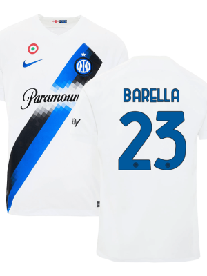 BARELLA #23 Inter Milan Away Soccer Jersey 2023/24