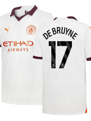 DE BRUYNE #17 Manchester City Away Soccer Jersey 2023/24