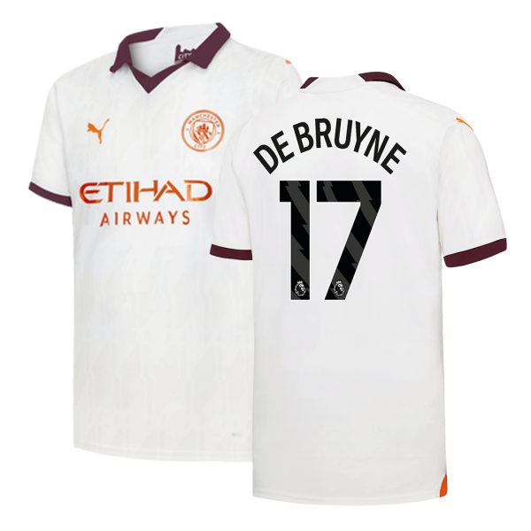 DE BRUYNE #17 Manchester City Away Soccer Jersey 2023/24