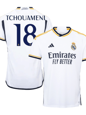 TCHOUAMENI #18 Real Madrid Home Jersey 2023/24