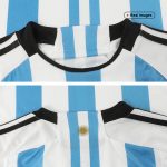 Argentina Home Kids Jerseys Full Kit 2022 - Three Stars