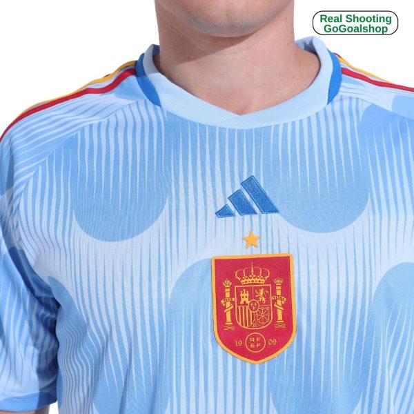 Spain Away Soccer Jersey World Cup 2022