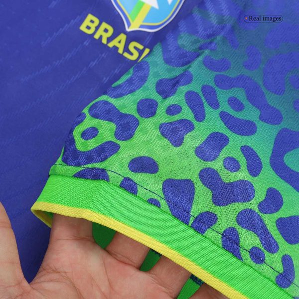 NEYMAR JR #10 Brazil Away Authentic Jersey 2022