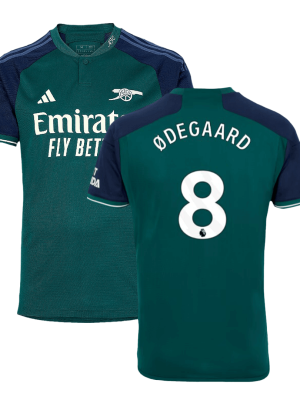 ?DEGAARD #8 Arsenal Third Away Soccer Jersey 2023/24