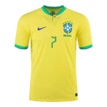 L. PAQUET? #7 Brazil Home Jersey World Cup 2022