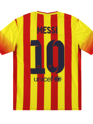 Vintage Soccer Jersey MESSI #10 Barcelona Away 2013/14