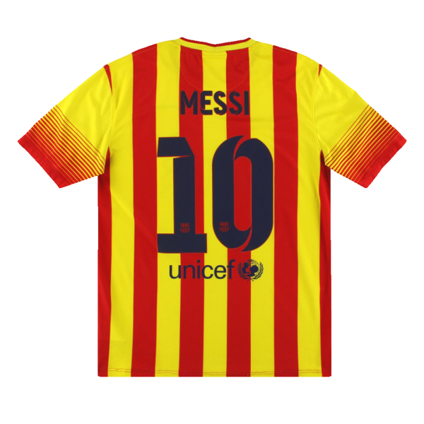 Vintage Soccer Jersey MESSI #10 Barcelona Away 2013/14