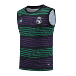 Real Madrid Pre-Match Sleeveless Top 2022/23 Black&Purple&Green