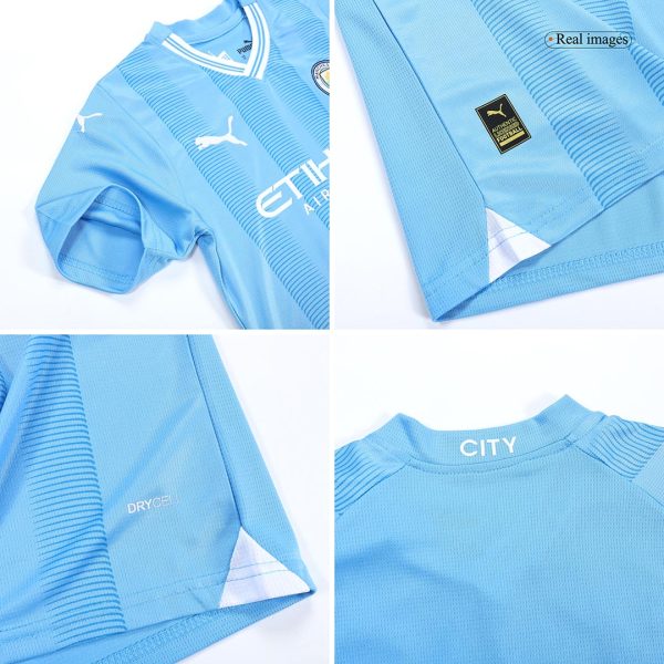 Manchester City Home Kids Jerseys Kit 2023/24