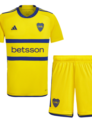 Boca Juniors Away Kids Soccer Jerseys Kit 2023/24