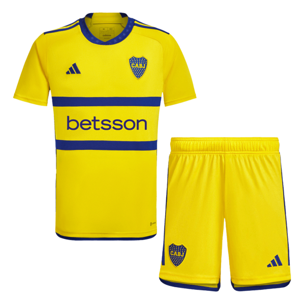 Boca Juniors Away Kids Soccer Jerseys Kit 2023/24