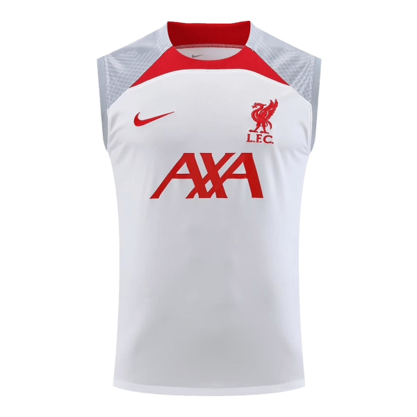 Liverpool Jerseys Sleeveless Training Kit 2023/24 White&Gray