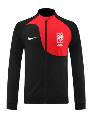 South Korea Track Jacket 2022/23 - Black&Red