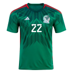 H.LOZANO #22 Mexico Home Jersey World Cup 2022