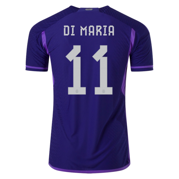 DI MARIA #11 Argentina Away Authentic Jersey World Cup 2022