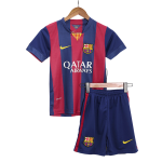 Barcelona Home Kids Soccer Jerseys Kit 2014/15