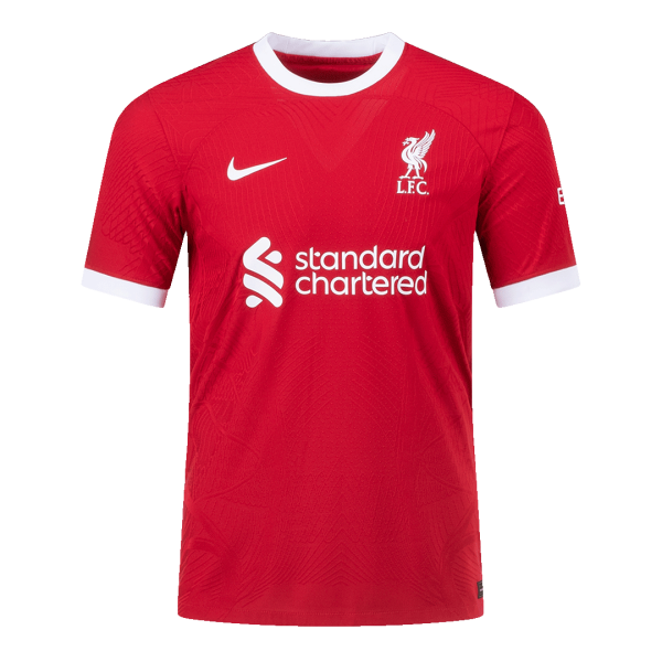 VIRGIL #4 Liverpool Home Authentic Soccer Jersey 2023/24