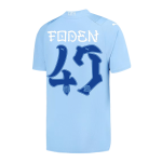 FODEN #47 Manchester City Japanese Tour Printing Home Jersey 2023/24