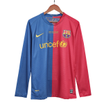 Vintage Soccer Shirts Barcelona Home Long Sleeve 2008/09 - UCL Final