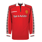 Vintage Soccer Jersey Manchester United Home Long Sleeve 1998/99