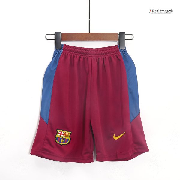 Vintage Barcelona Home Kids Soccer Jerseys Kit 2010/11