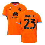 BARELLA #23 Inter Milan Third Away Soccer Jersey 2023/24