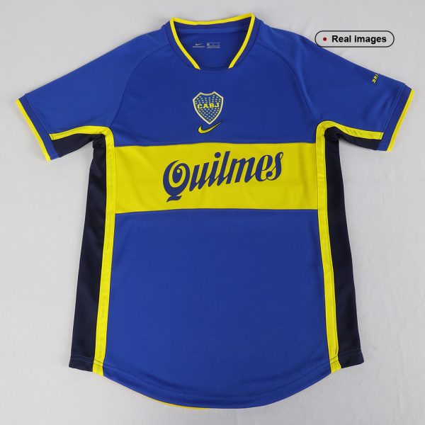 Vintage Soccer Jersey Boca Juniors Home 2001/02