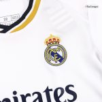 Real Madrid Home Long Sleeve Kids Soccer Jerseys Kit 2023/24