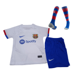 Barcelona Away Kids Jerseys Full Kit 2023/24