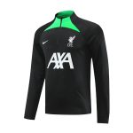 Liverpool 1/4 Zip Tracksuit 2023/24 Black