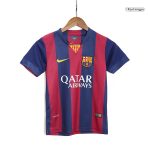 Barcelona Home Kids Soccer Jerseys Kit 2014/15