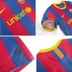 Vintage Barcelona Home Kids Soccer Jerseys Kit 2010/11