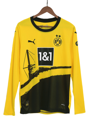 Borussia Dortmund Home Long Sleeve Soccer Jersey 2023/24