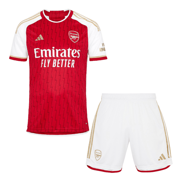 Arsenal Home Kids Soccer Jerseys Full Kit 2023/24