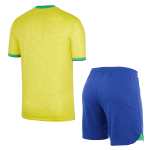 Brazil Home World Cup Jerseys Kit 2022