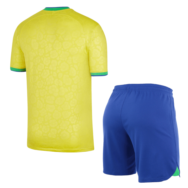 Brazil Home World Cup Jerseys Kit 2022