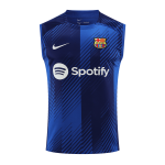 Barcelona Pre-Match Sleeveless Top 2023/24 Blue