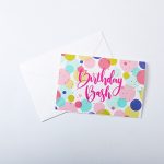 1 Pcs Random Style Personalized Birthday Greeting Card