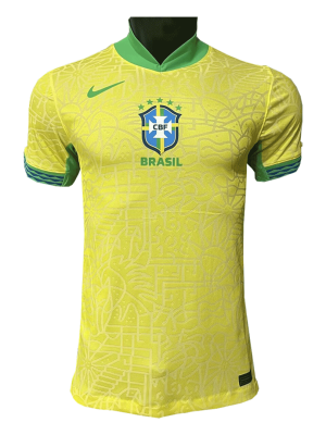 Brazil Home Authentic Soccer Jersey 2024