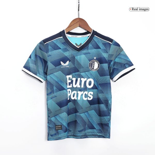 Feyenoord Away Kids Soccer Jerseys Kit 2023/24