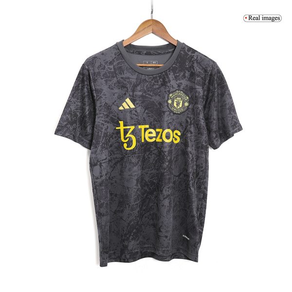 Manchester United Pre-Match Soccer Jersey 2023/24  grey