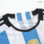 New MESSI #10 Argentina Home World Cup 2022 Champion Authentic Jersey