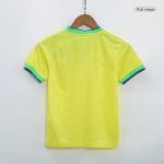 Brazil Home Kids Soccer Jerseys Kit 2022