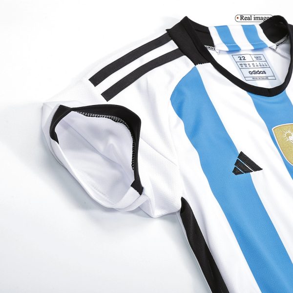 Argentina Home Kids Jerseys Kit 2022 - Three Stars