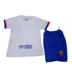 Barcelona Away Kids Jerseys Kit 2023/24