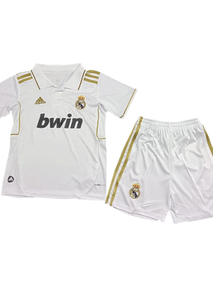 Real Madrid Home Kids Soccer Jerseys Kit 2011/12